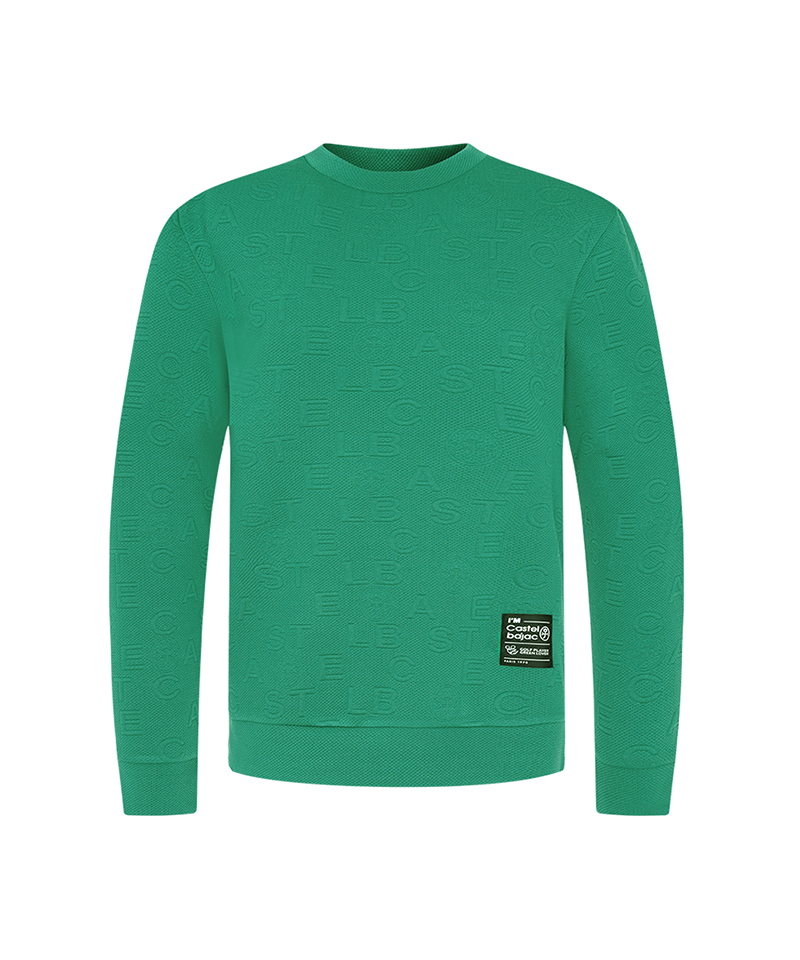 Castelbajac Men's Egg Blazon Logo Embossed JQD MTM - Green