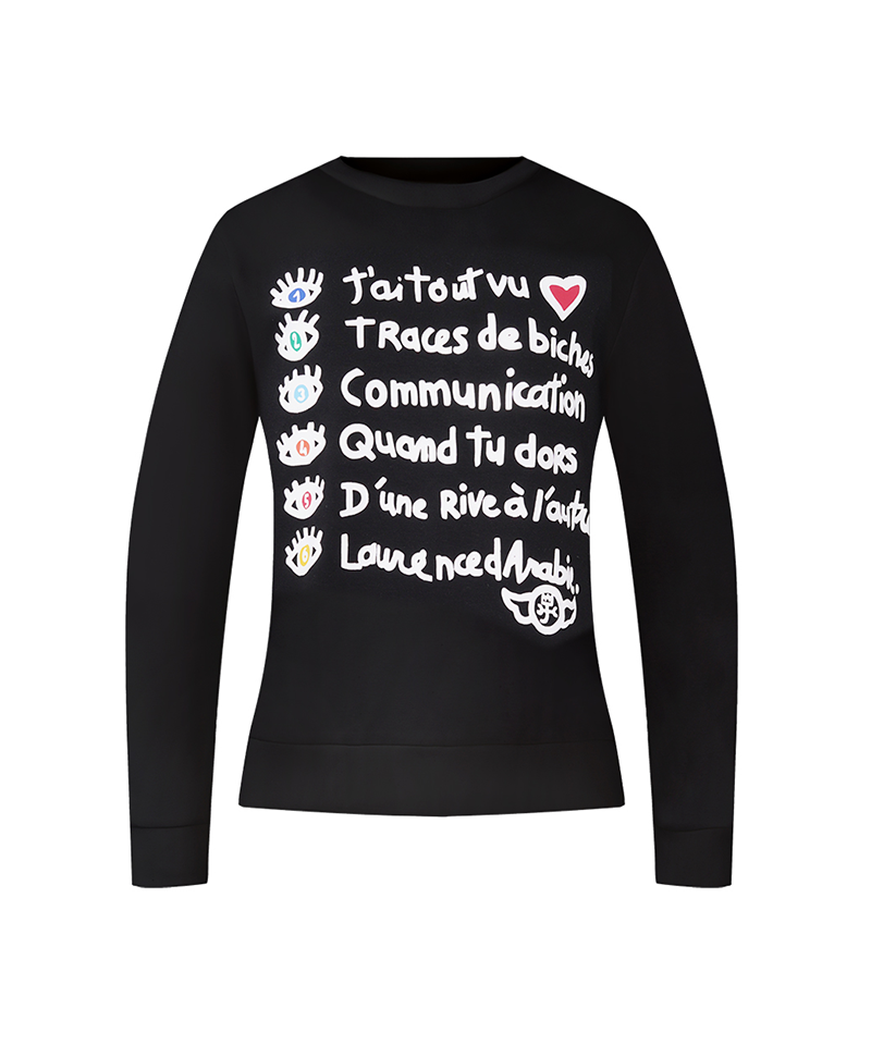 Castelbajac Women's Lettering Artwork Print Round T-Shirt - 3 Colors