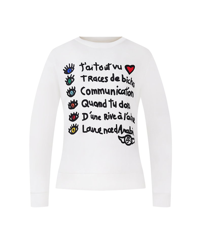 Castelbajac Women's Lettering Artwork Print Round T-Shirt - 3 Colors
