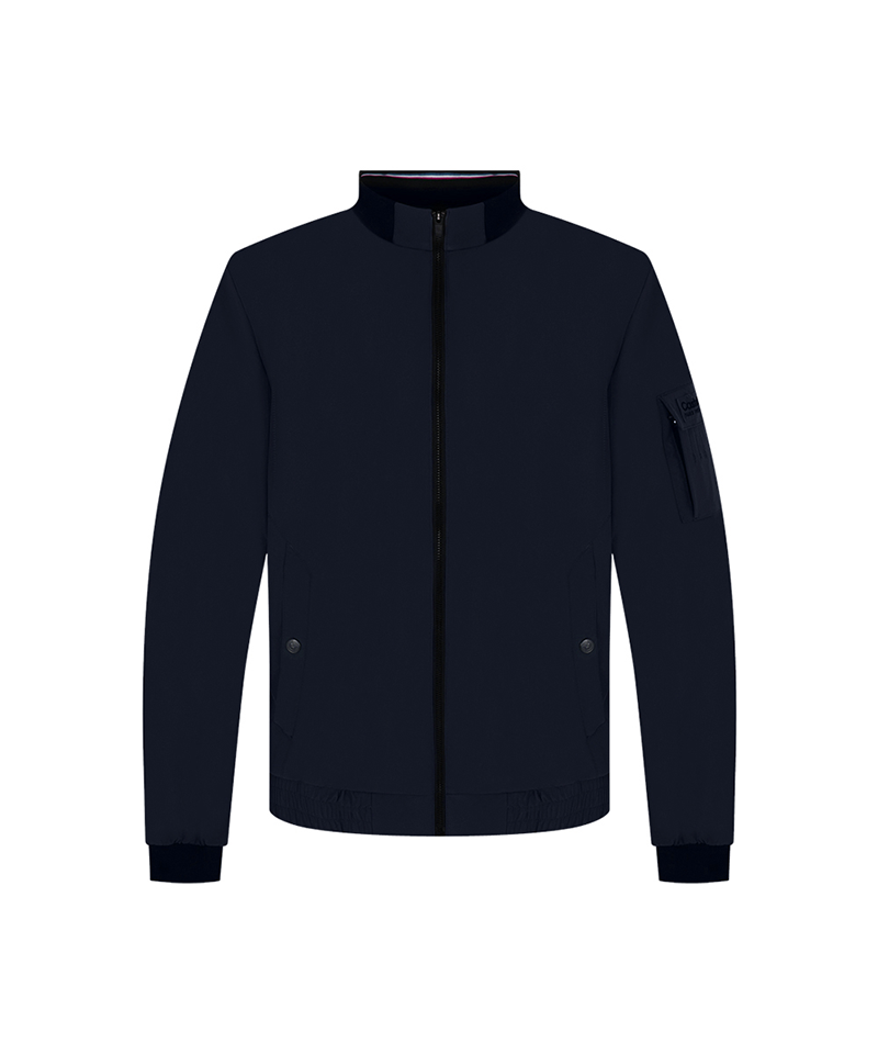 Castelbajac Men's Sleeve Pocket Bomber Jumper - Navy