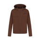 Castelbajac Women's Black Line Detachable Hooded Jumper - Brown