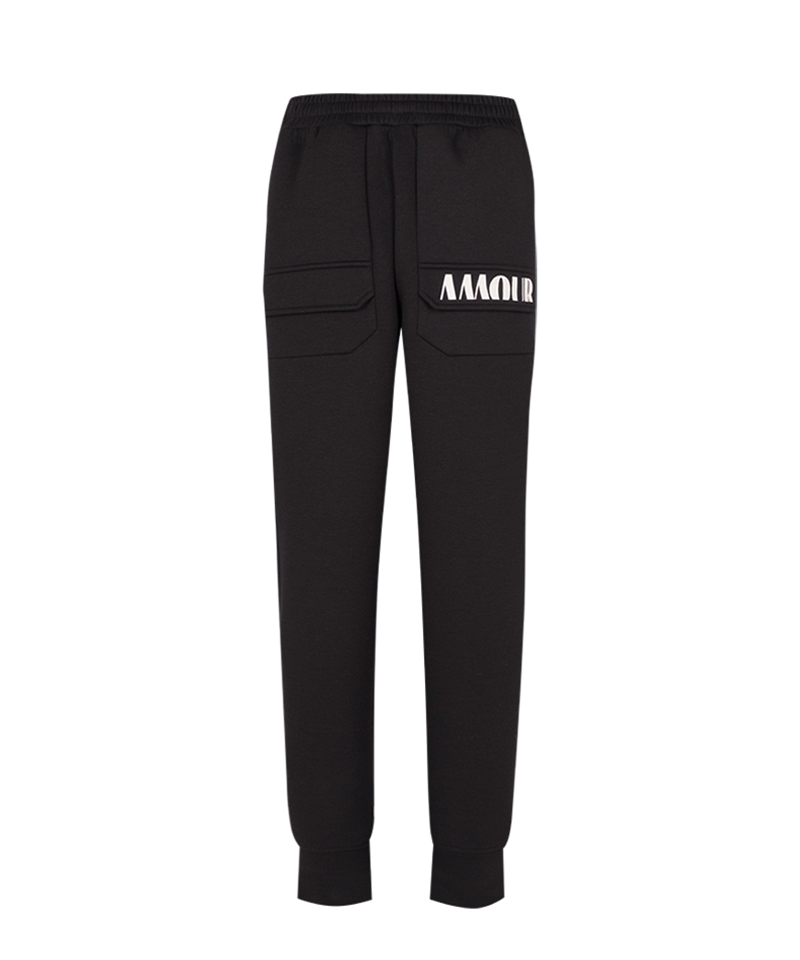 Castelbajac Women's Artwork Point Training Jogger Pants - Black