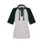 Women's Logo Point Raglan Short-Sleeve Hoodie - Green