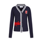 Castelbajac Women's V-Neck Artwork Cardigan - Navy