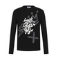 Castelbajac Men's Lettering Round Sweater - Black