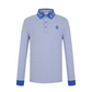 Castelbajac Men's Lettering Collar T-Shirt - Blue