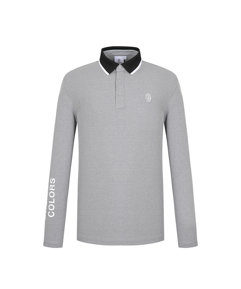 Castelbajac Men's Pique Collar T-Shirt - M/Grey