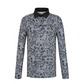 Castelbajac Men's Seasonal Pattern Long-Sleeve Collared T-Shirt - Black