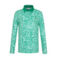 Castelbajac Men's Seasonal Pattern Long-Sleeve Collared T-Shirt - Green