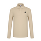 Castelbajac Men's Solid Jeri Collar T-Shirt - Beige