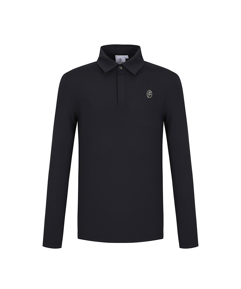 Castelbajac Men's Solid Jeri Collar T-Shirt - Black