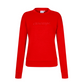 Castelbajac Women's Embossed Round T-Shirt - Red
