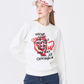 Castelbajac Women's Artwork Print Round T-Shirt - Ivory