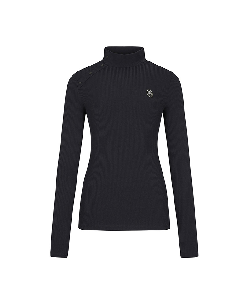 Castelbajac Women's Half-Length Golf T-Shirt - Black