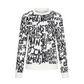 Castelbajac Women's Full-Length Pattern Round T-Shirt - White