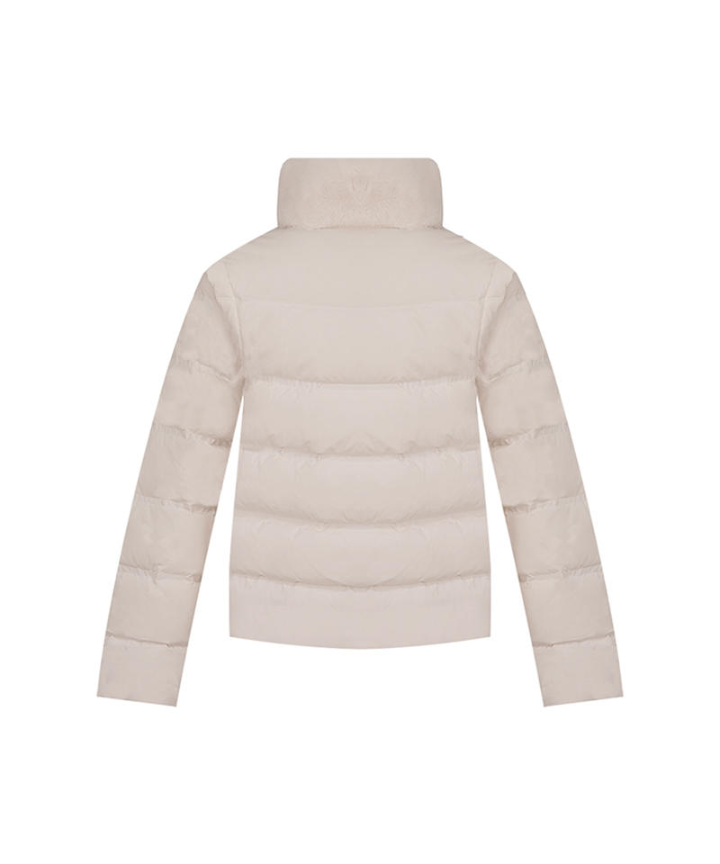 Castelbajac Women's Fur Duck Down Padding - Ivory