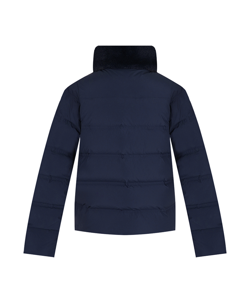 Castelbajac Women's Fur Duck Down Padding - Navy