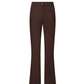 Castelbajac Women's Logo Band Fleece Bootcut Pants - Brown