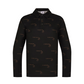 Castelbajac Men's Pattern Print Collared T-Shirt - Black
