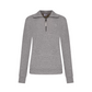 Castelbajac Women's Character Embroidered Half-Zip T-Shirt - M/Grey
