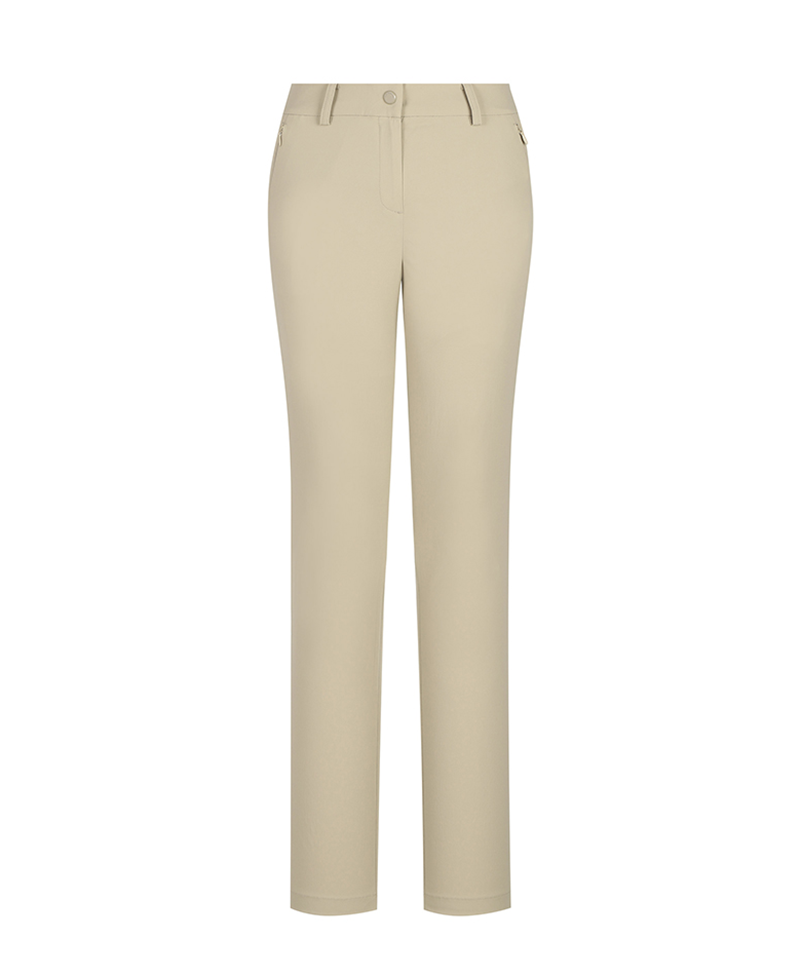 Castelbajac Women's Cut-out Pocket Logo Embroidery Pants - 2 Colors