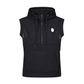 Castelbajac Women's Half-Zip Sleeveless Hooded T-Shirt - 2 Colors