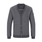 Castelbajac Men's Logo Jacquard Knit Cardigan - D/Grey