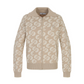 Castelbajac Women's Jacquard Collar Zip-Up Knit Cardigan - 2 Colors