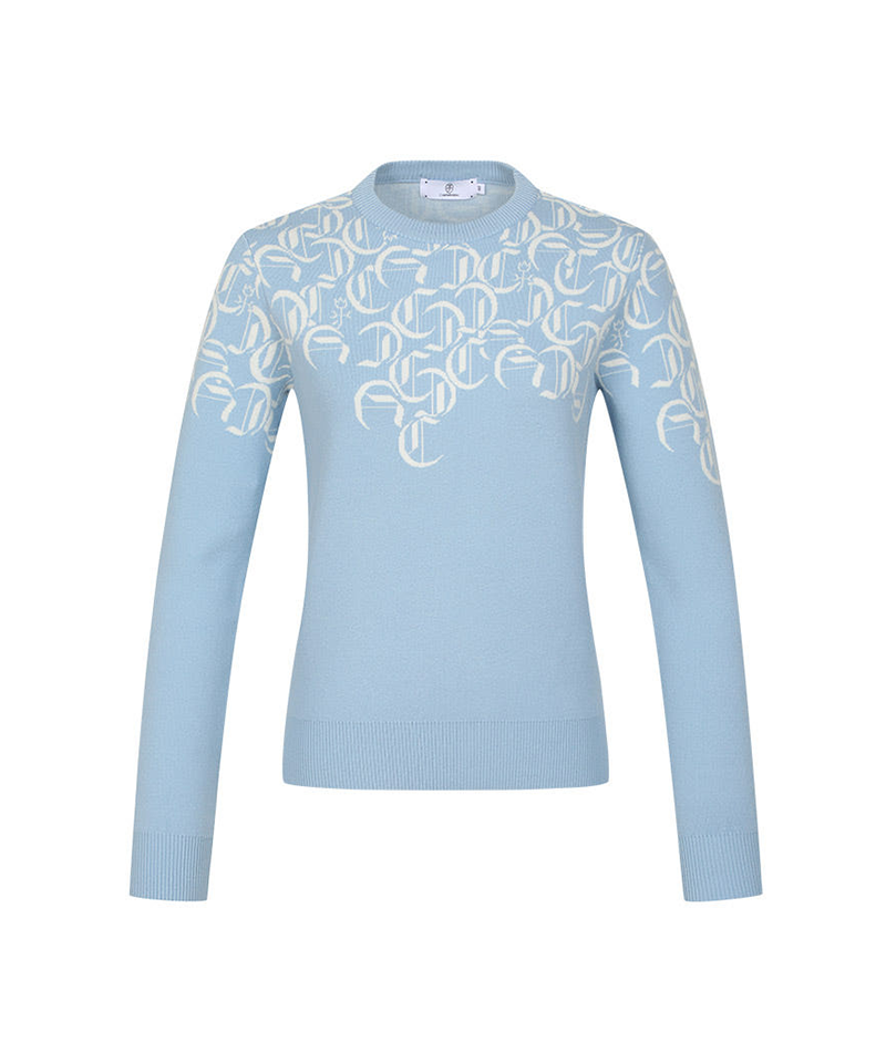 Castelbajac Women's Jacquard Knit - L/Blue