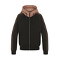Castelbajac Women's Hooded Contrast Tape Zip-Up Cardigan - Black