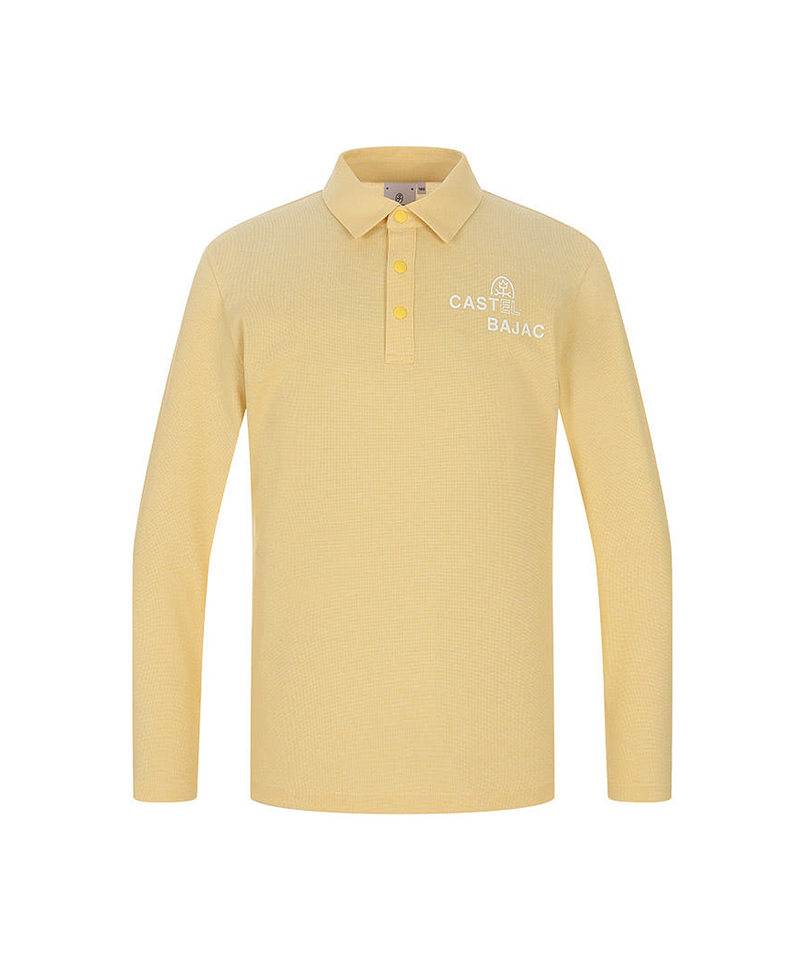Castelbajac Men's Two-Tone Knit Collared T-Shirt - 2 Colors