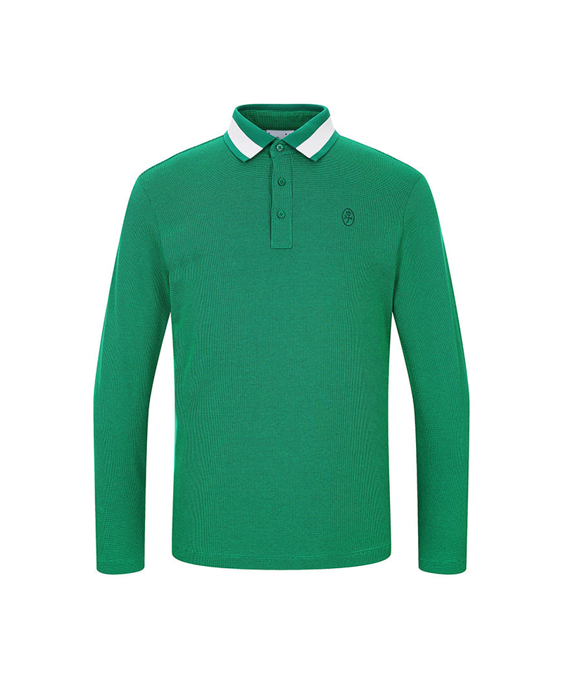Castelbajac Men's Two-Tone Knit Collar Point T-Shirt - 2 Colors