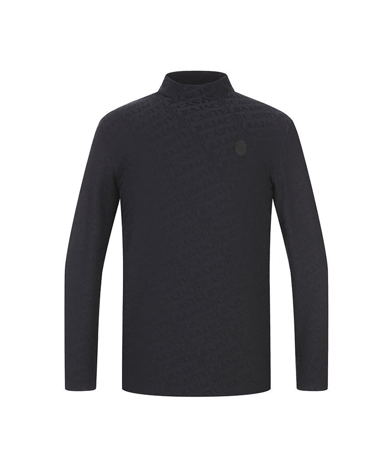 Castelbajac Men's Jacquard High-Neck T-Shirt - 2 Colors