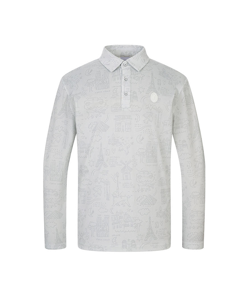 Castelbajac Men's Printed Collared T-shirt - 2 Colors