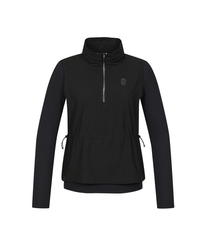 Castelbajac Women's Best Layered Half-Zip T-Shirt - 2 Colors