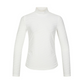Castelbajac Women's Jacquard Shirred Mock Neck T-Shirt - White