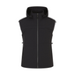 Castelbajac Women's Detachable Hooded Zip-Up Vest - Black