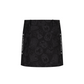 Women's Full-Length Pattern Culottes - Black