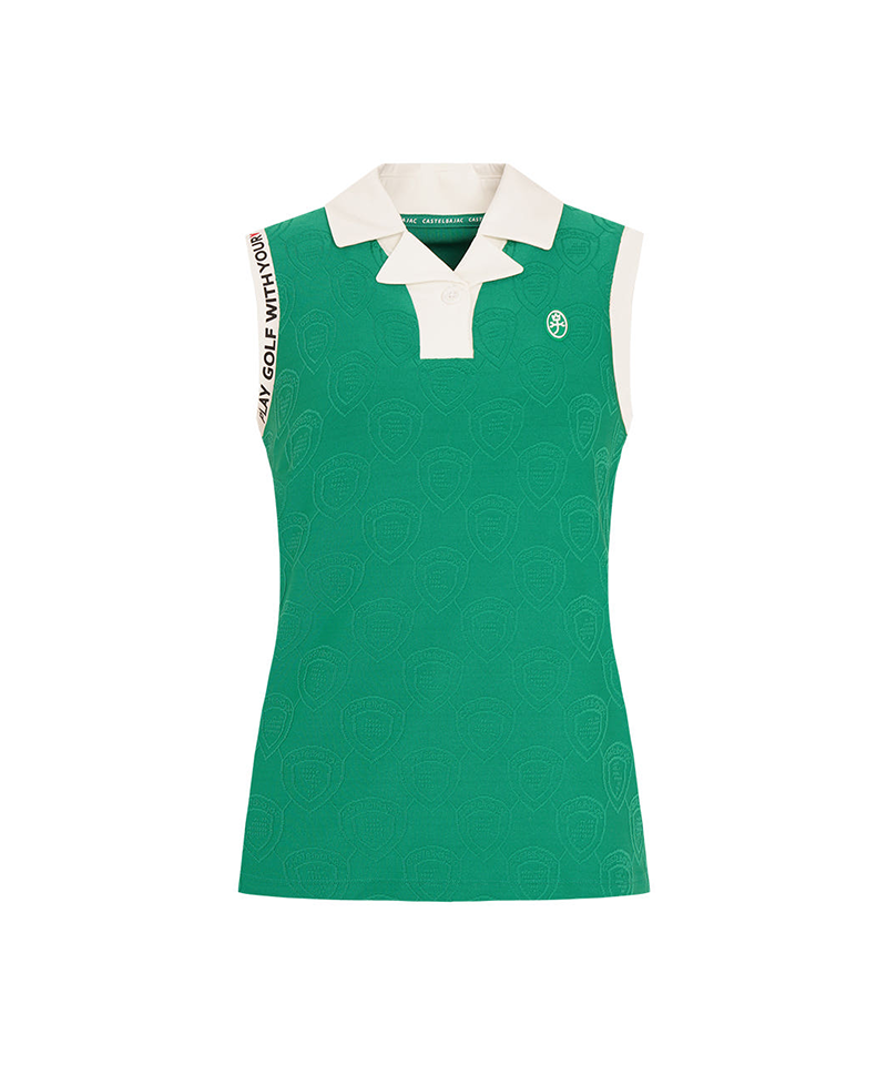 Castelbajac Women's Modified Collar Sleeveless T-Shirt - 2 Colors