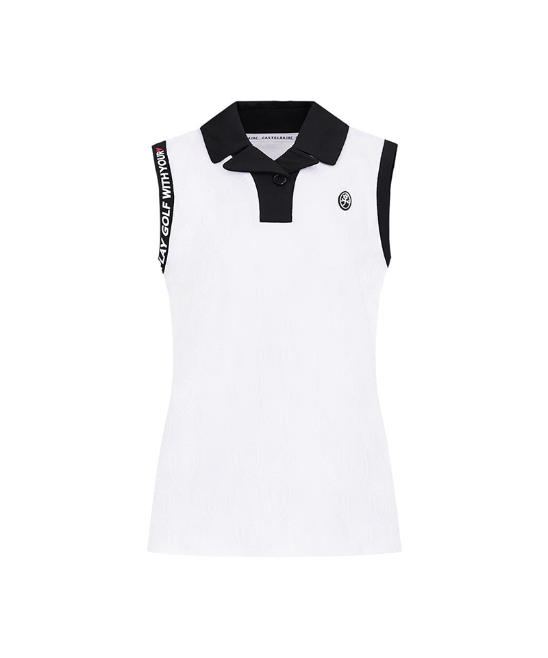Castelbajac Women's Modified Collar Sleeveless T-Shirt - 2 Colors