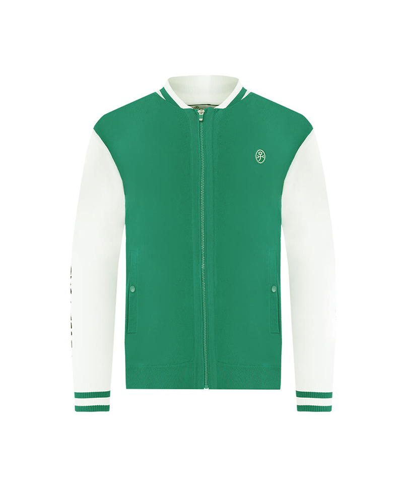 Castelbajac Men's Knit Zip-Up Jumper - Green