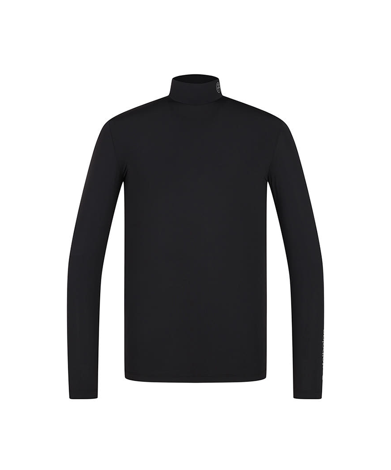 Castelbajac Men's Mock Neck Base Layer T-shirt - Black