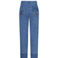 Castelbajac Women's Diamond Bootcut Denim Pants - Blue