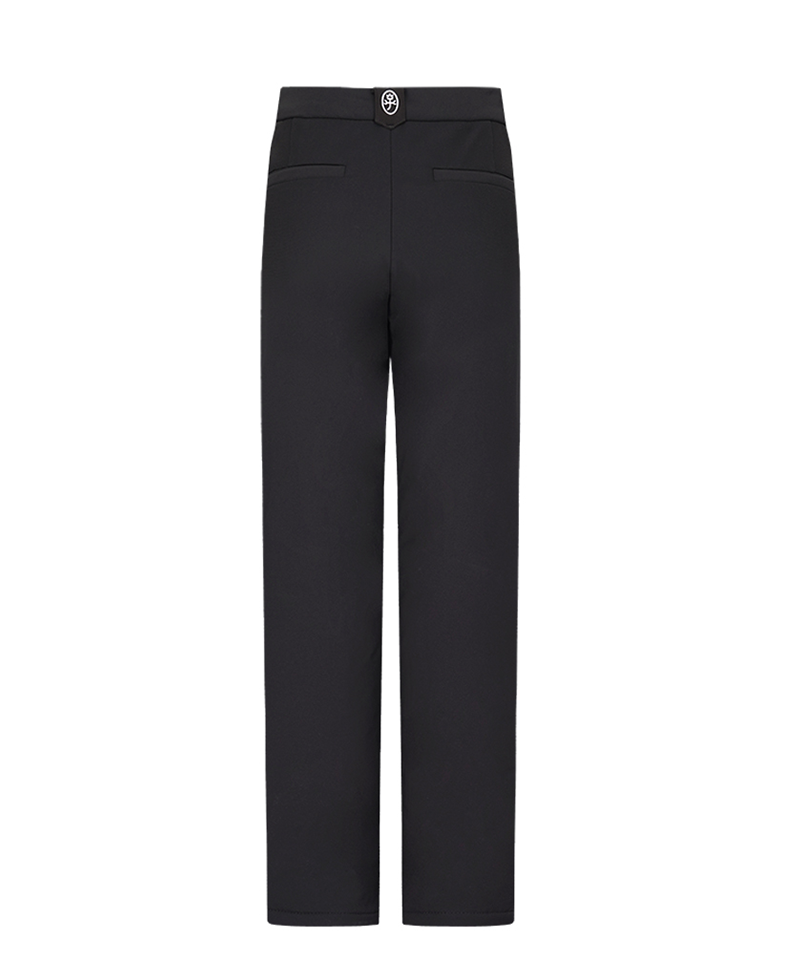 Castelbajac Men's Stretch Padded Mink Pants - Black