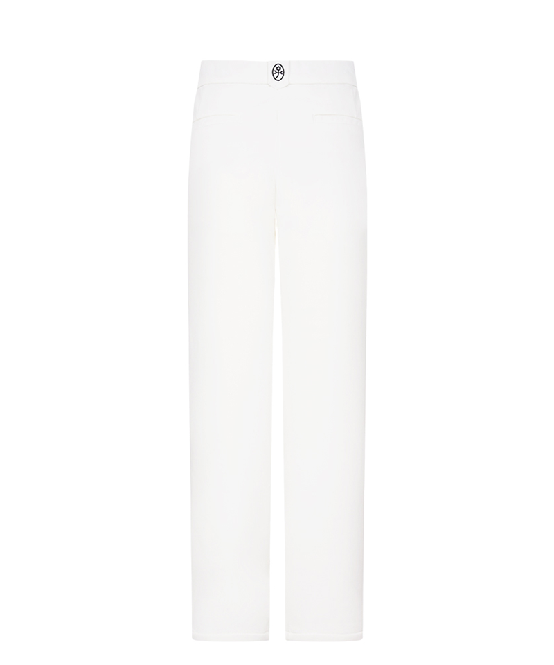 Castelbajac Men's Stretch Padded Mink Pants - White