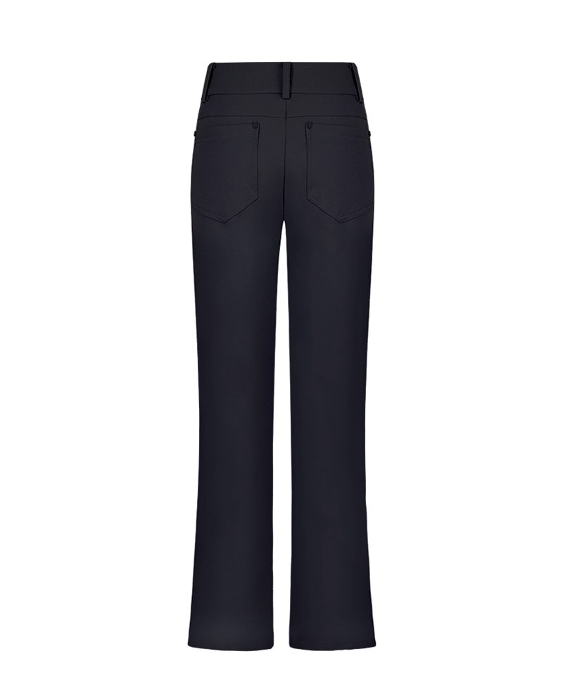 Castelbajac Women's Pocket Stitch Bootcut Pants - Black