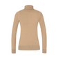 Castelbajac Women's Basic Embroidered Point Mock Neck Knit - Beige