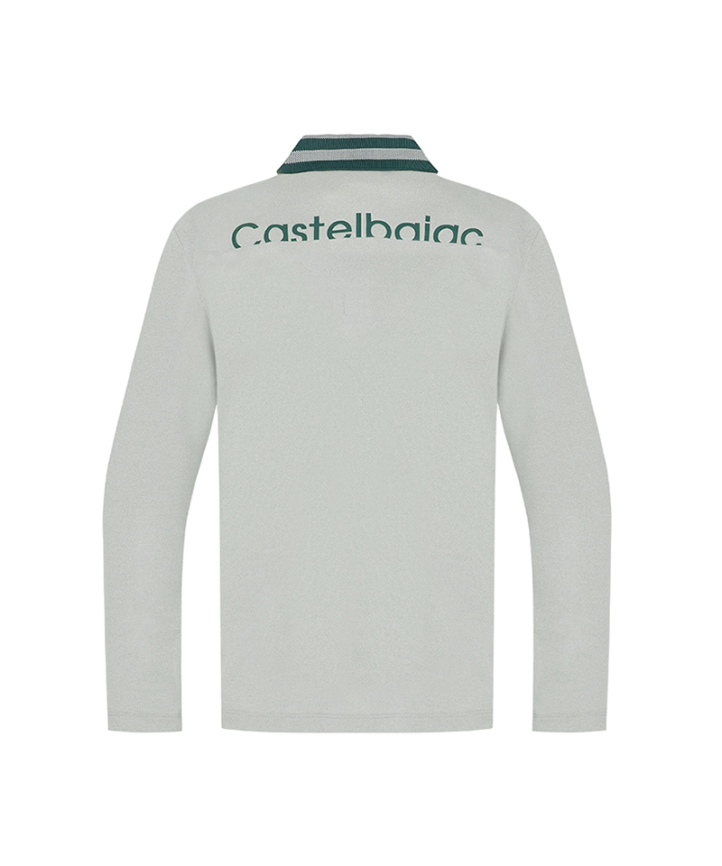 Castelbajac Men's Eri Point Long-Sleeve T-Shirt - Green