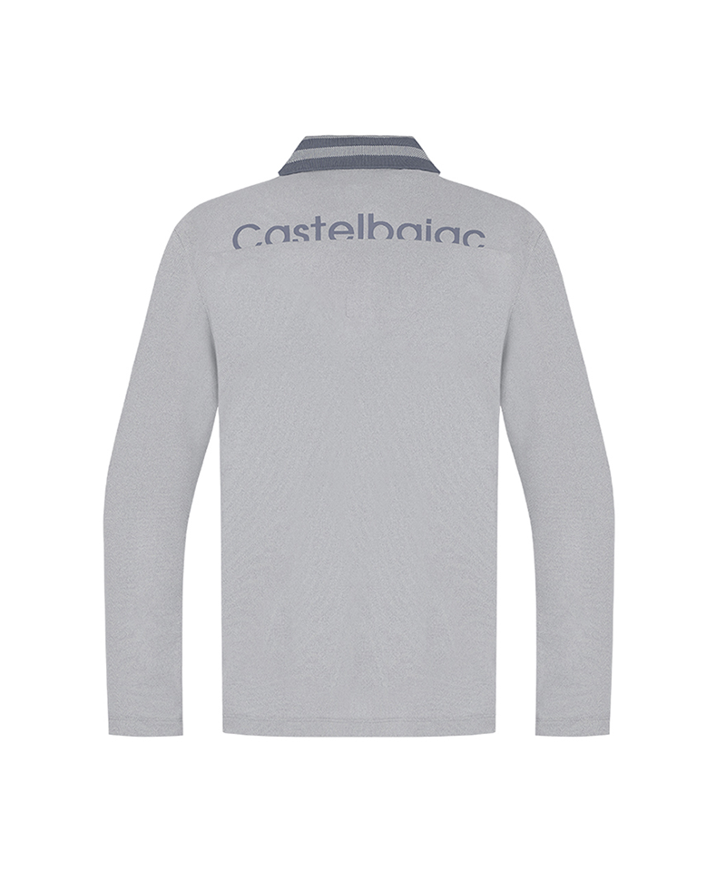 Castelbajac Men's Eri Point Long-Sleeve T-Shirt - Grey