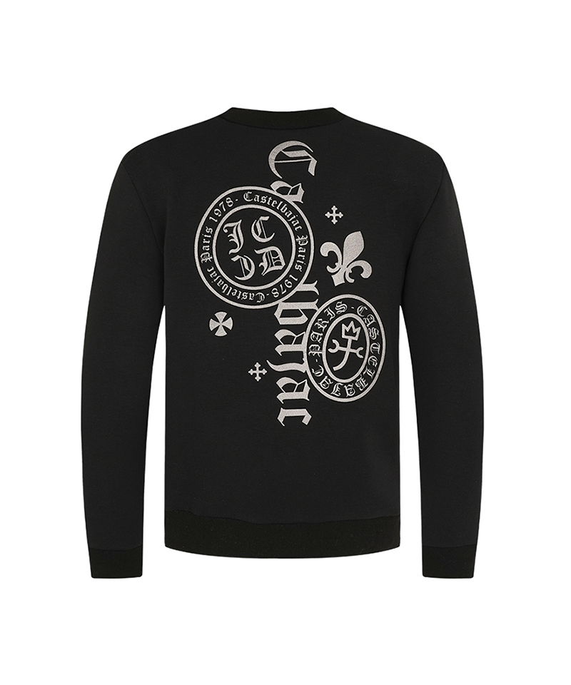 Castelbajac Men's Set-Up Man-to-Man - Black